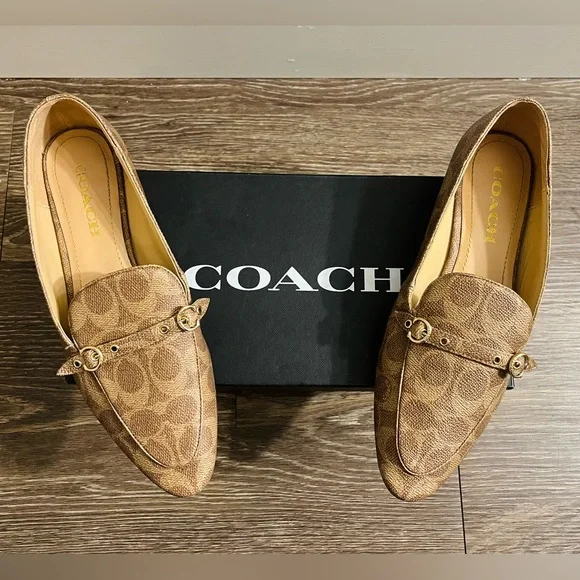 Coach Tan Loafers - Picture 5 of 8